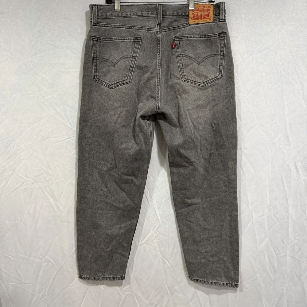 Levi's Jeans Men's 550 Relaxed Straight Black Medium Wash‎ 34x30